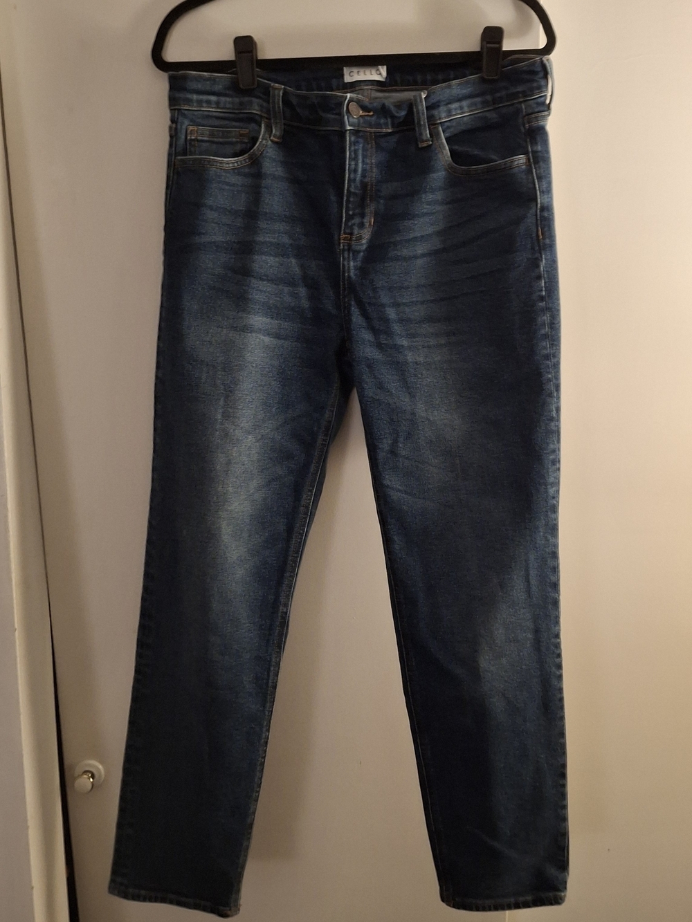 Cello Classic Women's Dark Blue Slim Straight Jeans